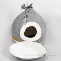 Cat Bed House with Ball Toys Pet Bed